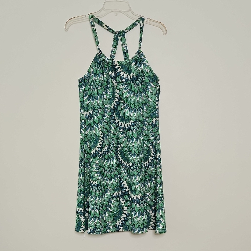 Prana Quinn Halter Dress Medallion Print Resortwear Size Small - Picture 1 of 14